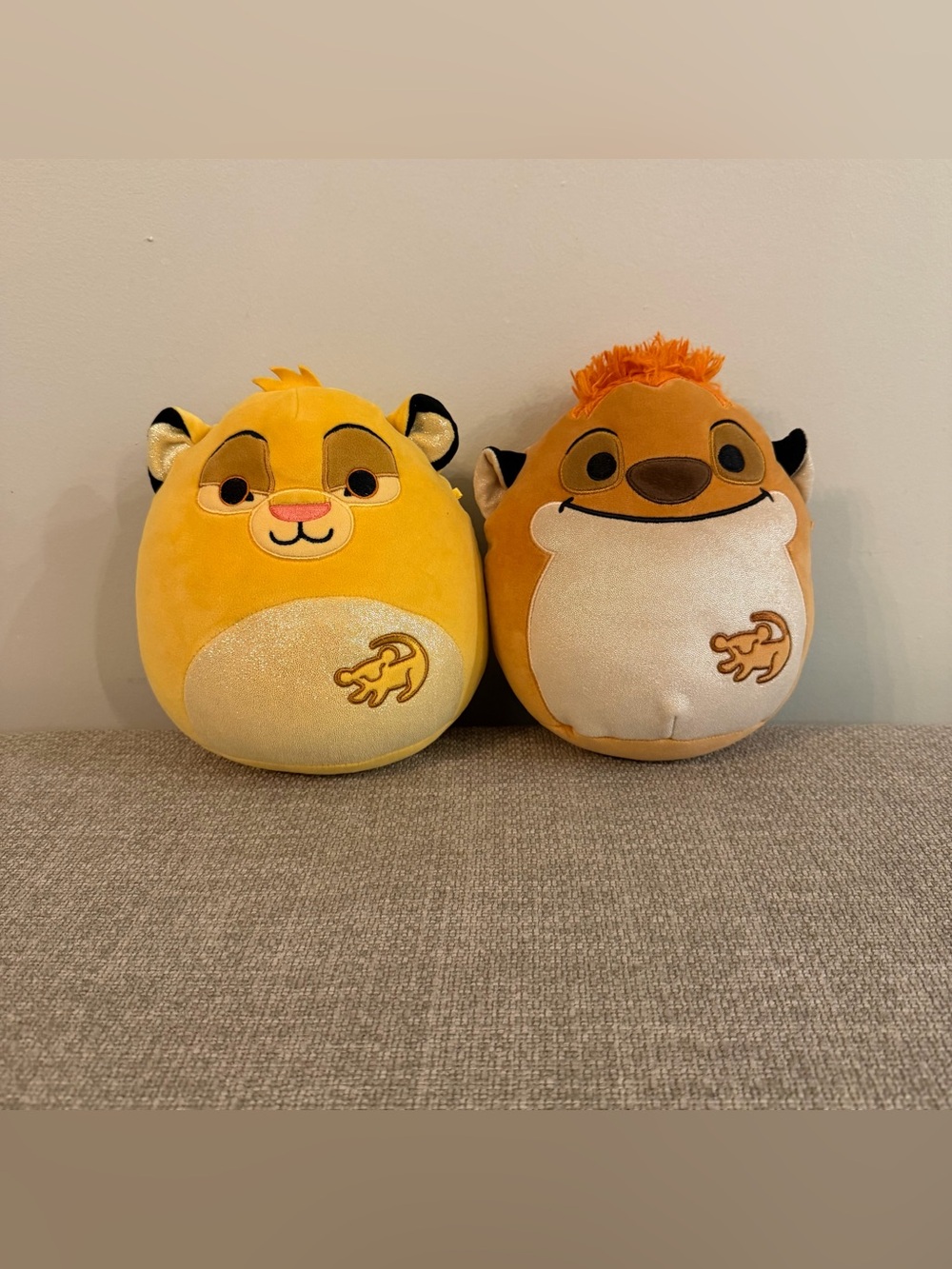 Disney Squishmallows Lion King Simba & Timon Plush Stuff Animals 7 inches